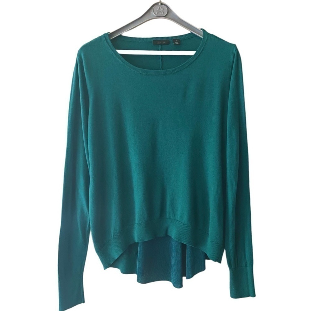 HALOGEN Nordstrom green sweater oversized size 1xl